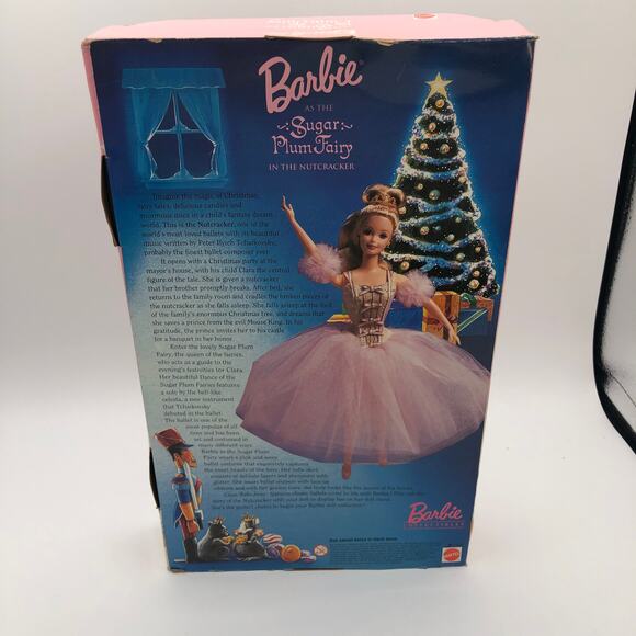 Sugar Plum Fairy Barbie Doll Nutcracker Ballerina NRFB Vintage 1996 Christmas - Picture 3 of 7